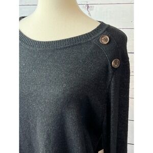 Pink Clover Carson NWT Pullover Sweater Stitch Fix XL Extra Large Dark gray Soft